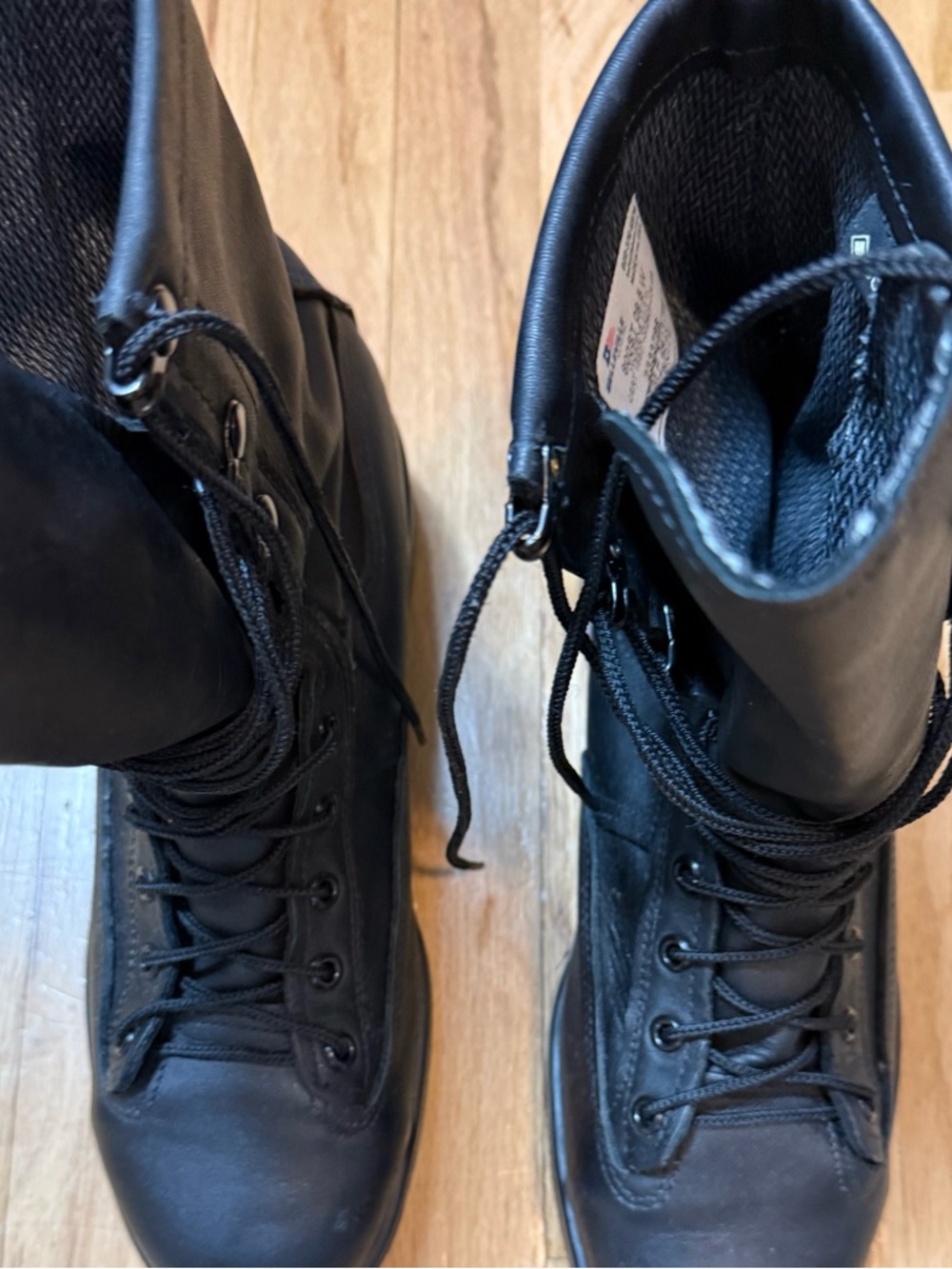 Belleville Men's Black Tactical Leather Boots - Picture 2 of 10